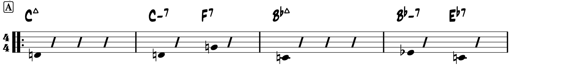 Target notes example