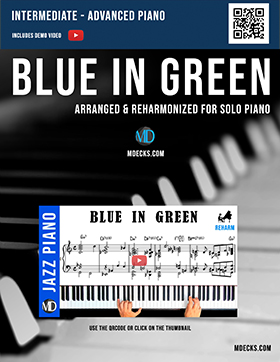 Blue In Green Reharm Sheet Music – mDecks Music