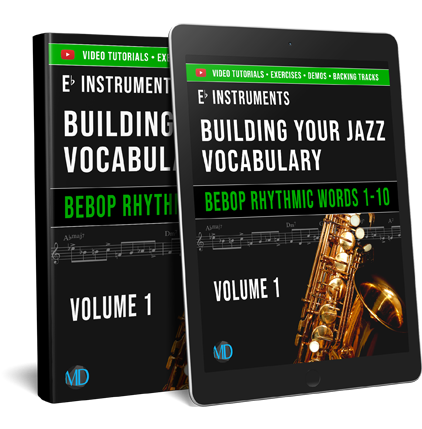 Eb Bebop Rhythmic Words 1-10 Vol.1	 – mDecks Music