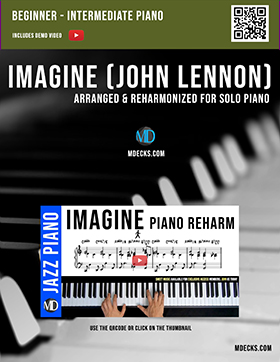 Imagine Reharm Sheet Music – mDecks Music