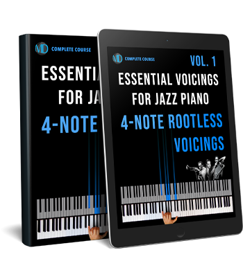 4-Note Rootless Voicings Vol.1 – mDecks Music