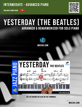 Yesterday Reharm Sheet Music – mDecks Music