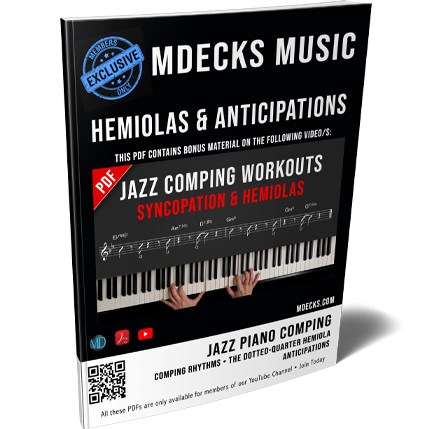 Rhythmic study focused on syncopation and hemiolas.